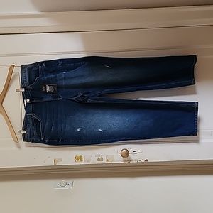 Nicole Miller Heritage Nomad Relaxed High Rise Blue Jeans New